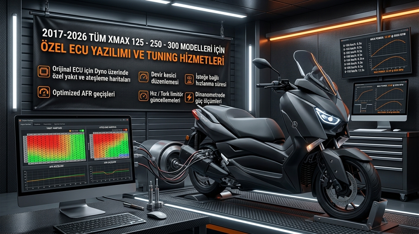 XMAX ECU Yazılım ve Tuning